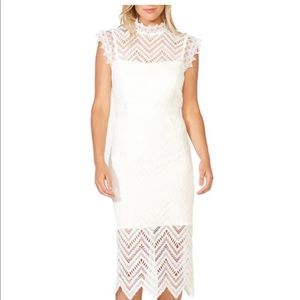 Bardot Imogen lace cocktail dress medium